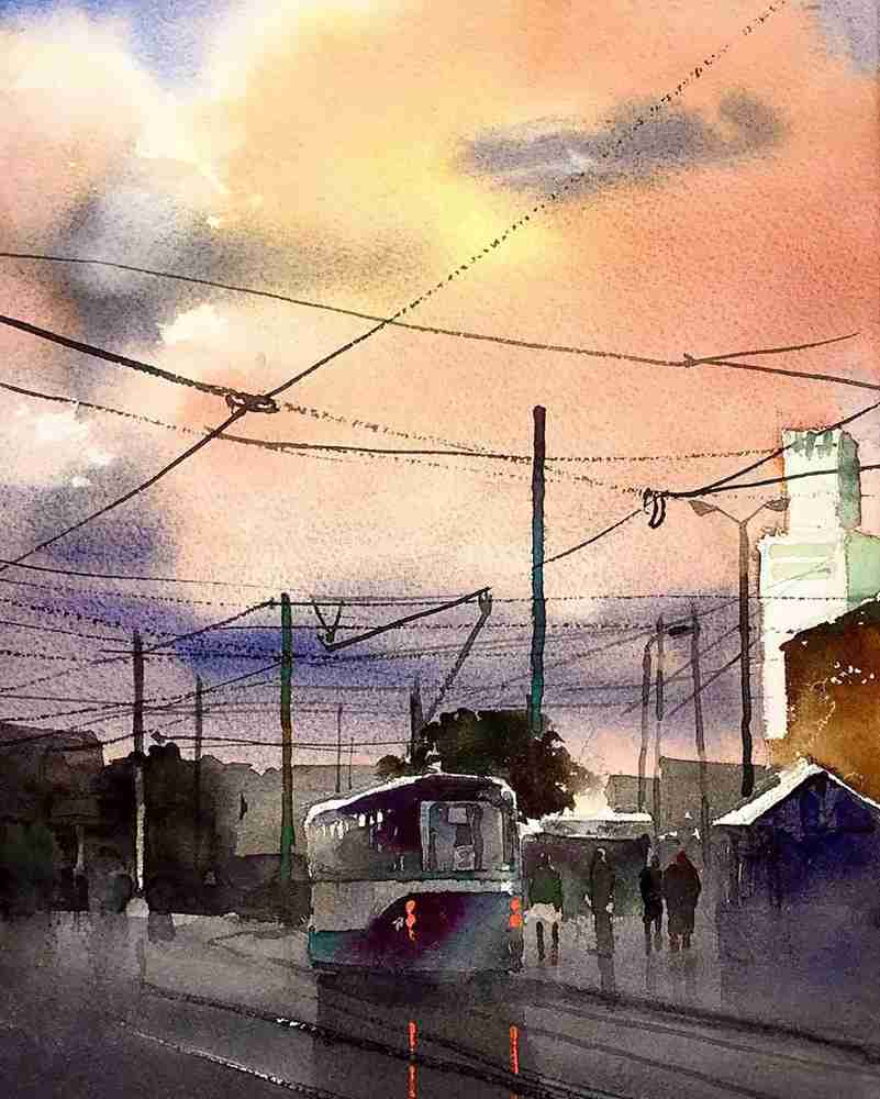 這些水彩作品用色用筆都是實力擔當,廣州十大畫室都在拿來臨摹,14