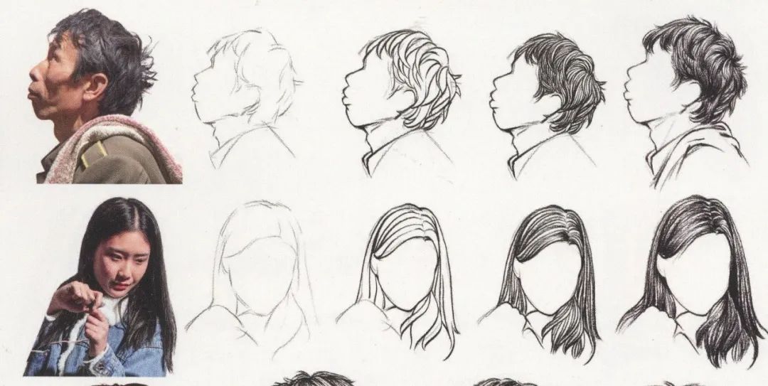 廣州畫室排名前五畫室干貨丨速寫頭發(fā)如何畫,這份步驟大概最完整,03