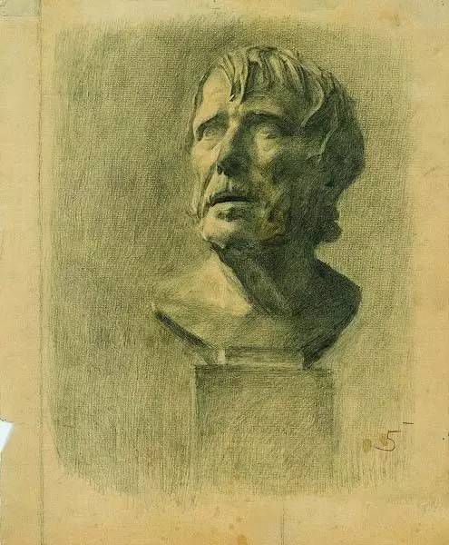 廣州十大畫室素描必分析之一，央美經典素描石膏像,12