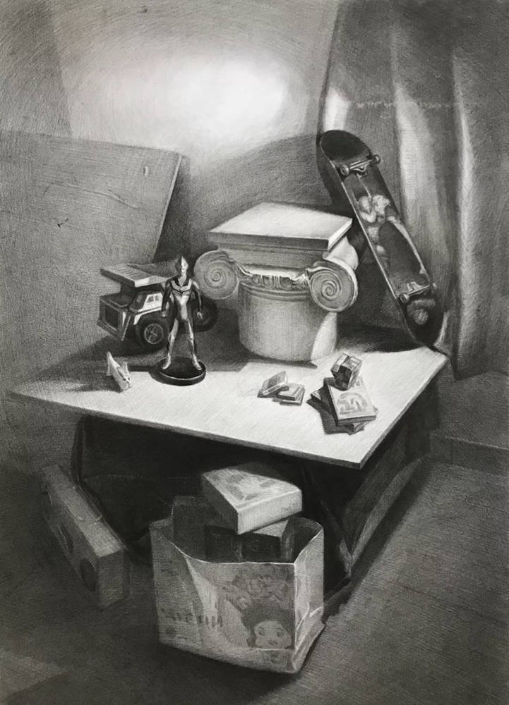 廣州畫室排名前三畫室整理:18年西安美術學院素描留校作品,24