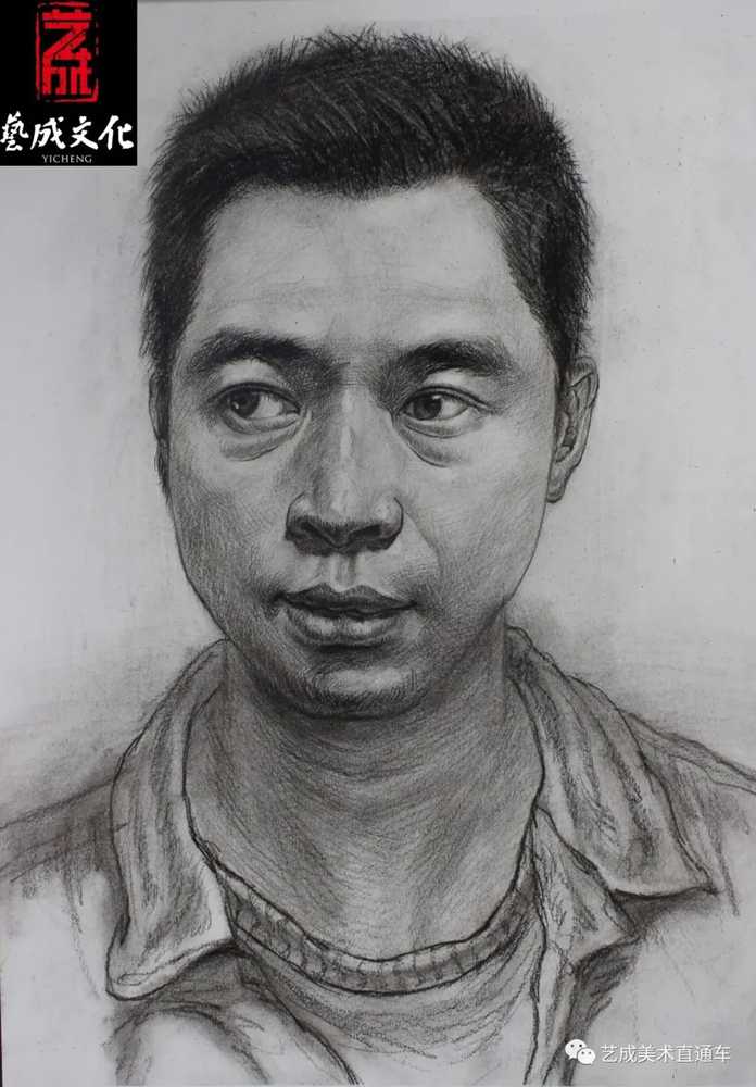 廣州美術(shù)高考班帶大家看看2021屆廣東藝成二模素描高分卷,69