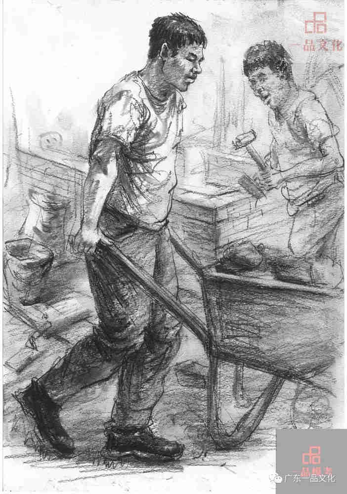 今天廣州十大畫室老師送你近兩年廣東模考速寫高分卷,79