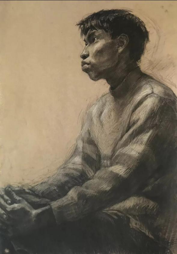 廣州前十畫室給你解密央美附中素描教學—人物半身像,26
