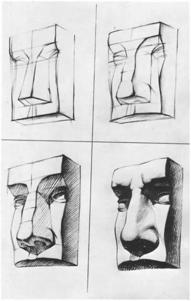 廣州畫室排名前十畫室給你一組適合零基礎臨摹的素描教程,66