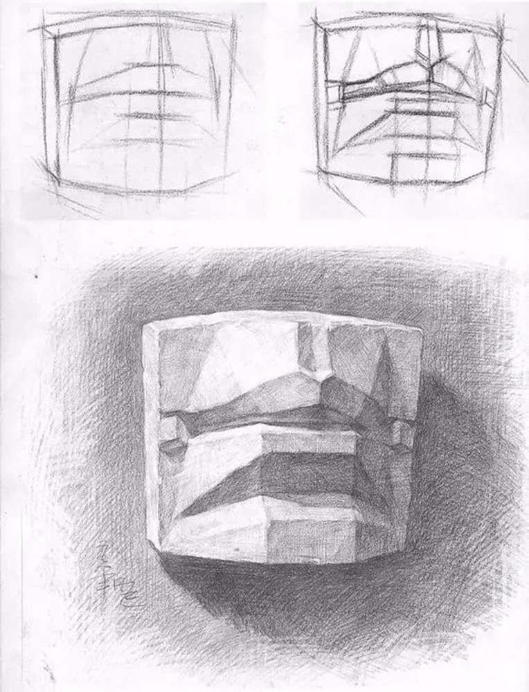 廣州畫室排名前十畫室給你一組適合零基礎臨摹的素描教程,60