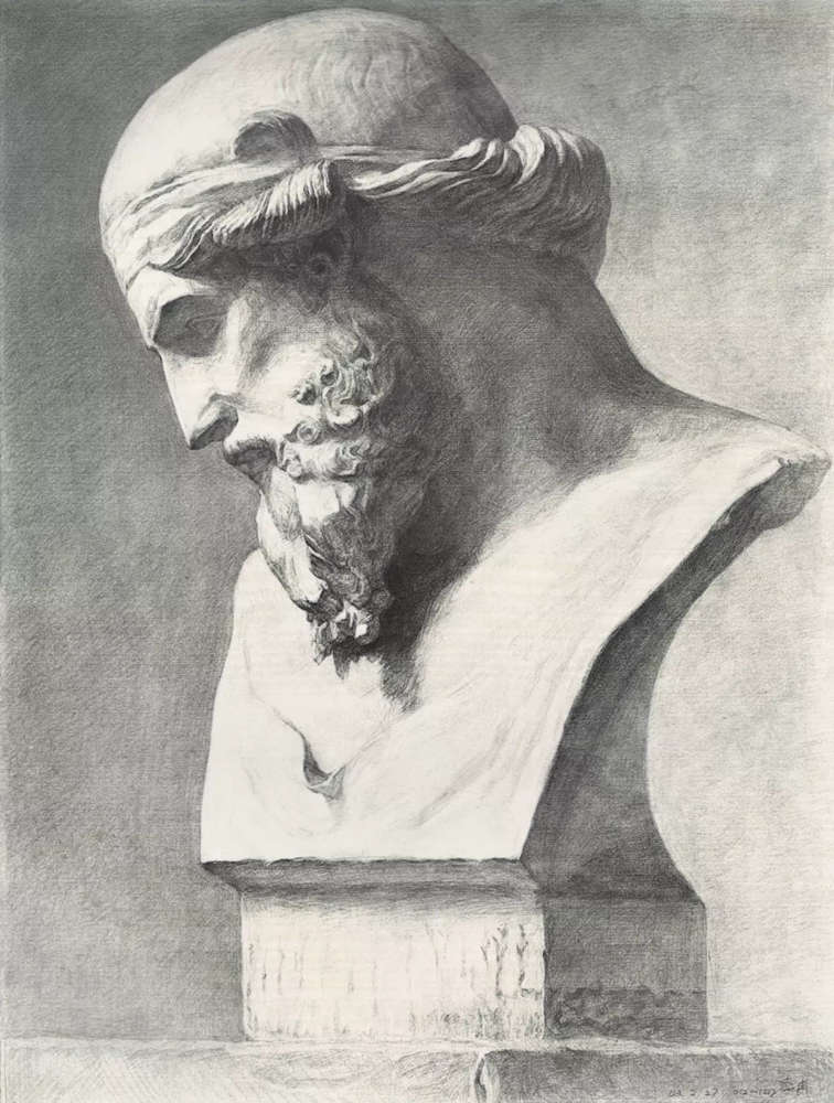 廣州前十畫(huà)室?guī)憧纯茨阊朊览纤孛瑁癸@素描的本質(zhì)?,95