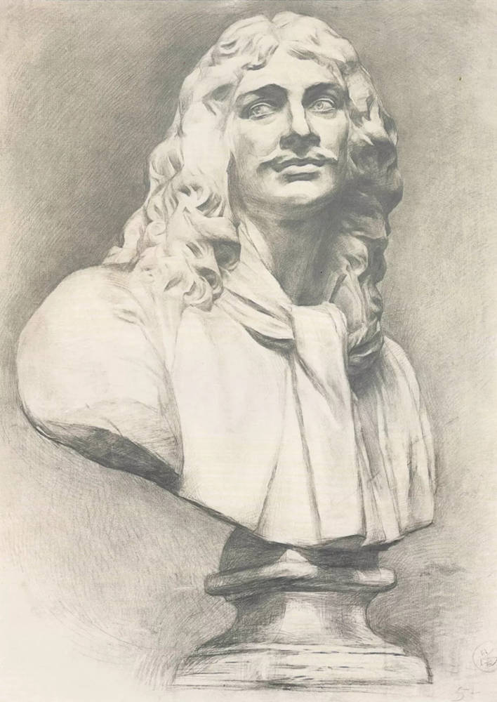 廣州前十畫(huà)室?guī)憧纯茨阊朊览纤孛瑁癸@素描的本質(zhì)?,74