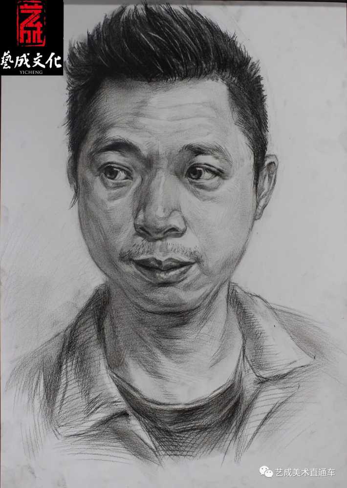 廣州美術(shù)高考班帶大家看看2021屆廣東藝成二模素描高分卷,68