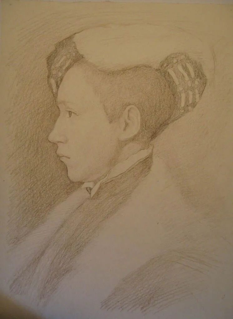 精選100幅中外大師人像作品，廣州圍墻畫室覺得你應該收藏！附圖53