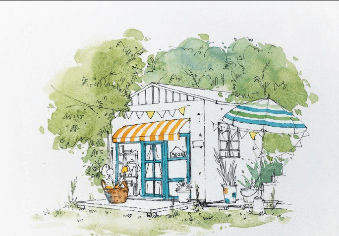 水彩畫建筑畫法實操教程！想要拿建筑來練水彩技巧別錯過了！圖四