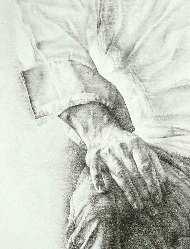 廣州畫室排名前五畫室給你整理了100幅手部刻畫作品拿去臨摹,51