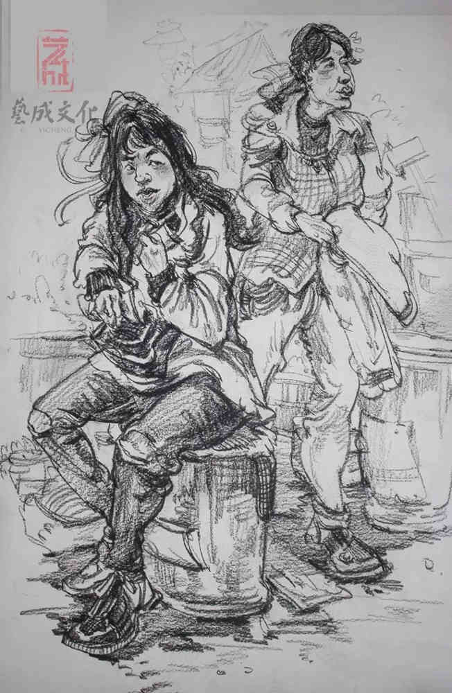 廣東模擬考/2020屆藝成一模高分卷欣賞（速寫、素描、色彩）,04