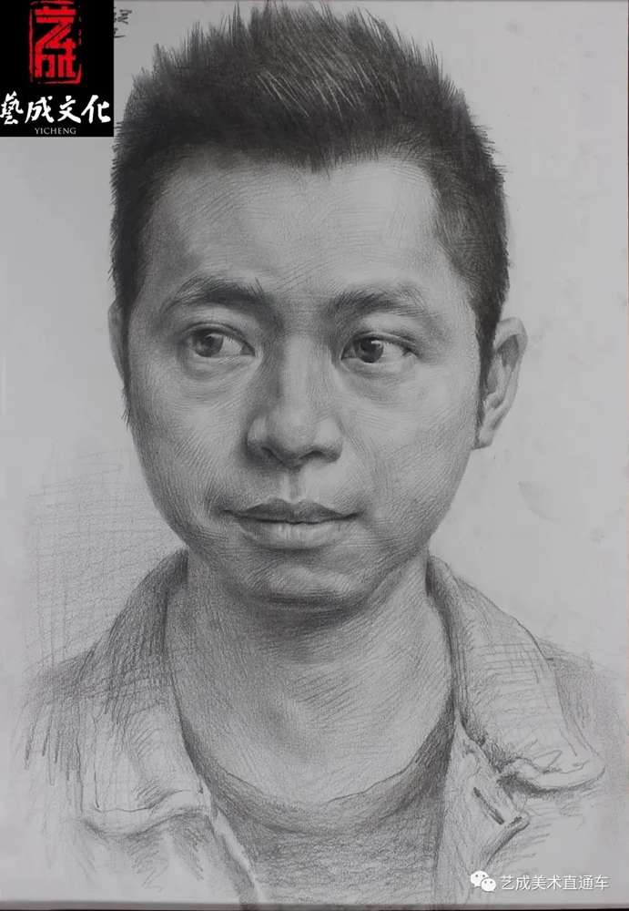 廣州美術(shù)高考班帶大家看看2021屆廣東藝成二模素描高分卷,04