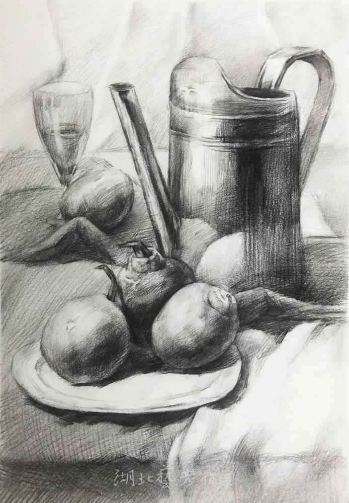 廣州十大畫室老師帶你康康20屆湖北高三美術調考優秀試卷,17