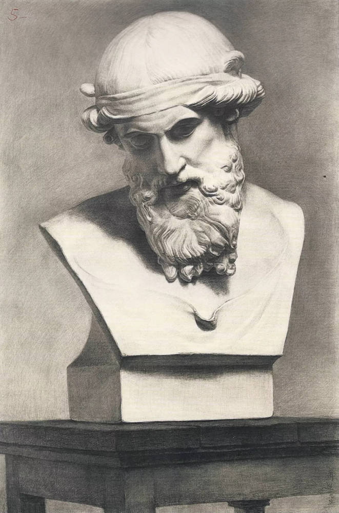 廣州前十畫(huà)室?guī)憧纯茨阊朊览纤孛瑁癸@素描的本質(zhì)?,82