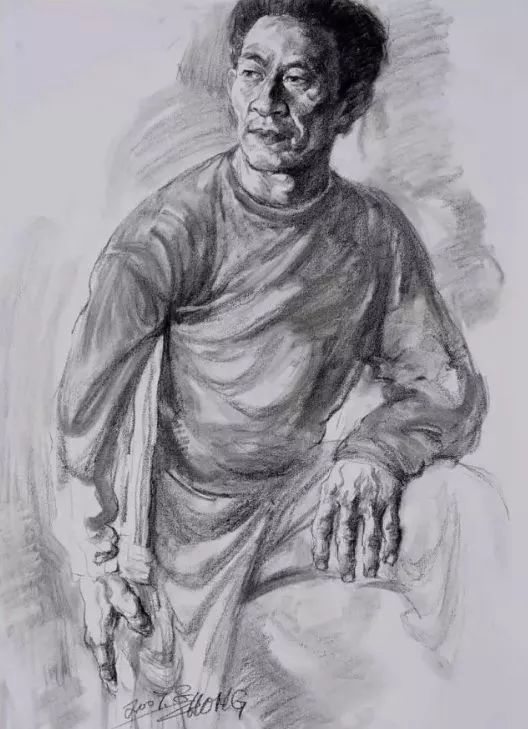 作為美術(shù)生,錯過什么都不能錯過九大美院各系教授的作品!圍墻畫室附圖94