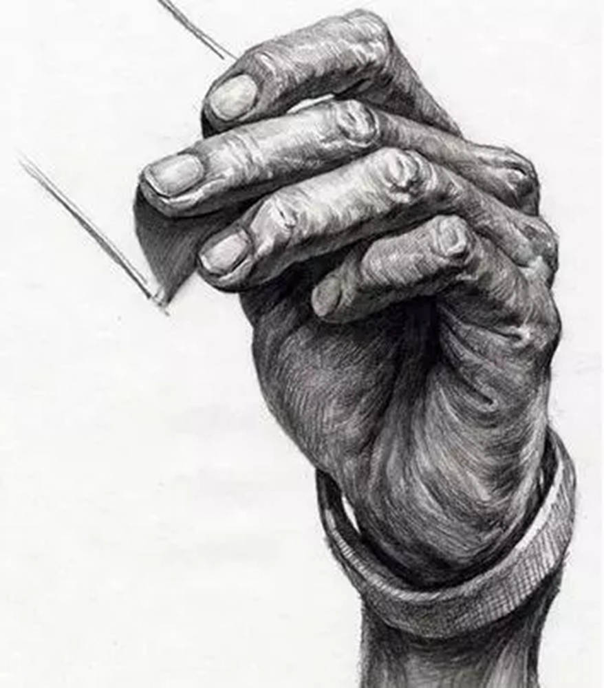 廣州畫室排名前五畫室給你整理了100幅手部刻畫作品拿去臨摹,26
