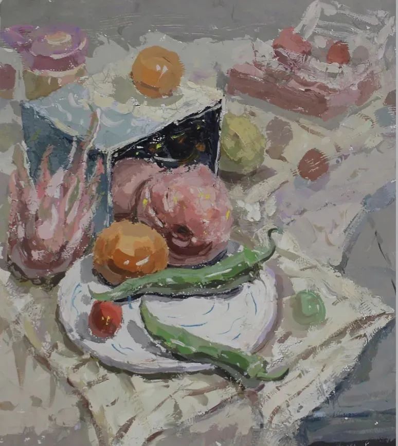 廣州美術(shù)高考班老師看了一下2021屆河南美術(shù)二模高分卷，這太狠了,46