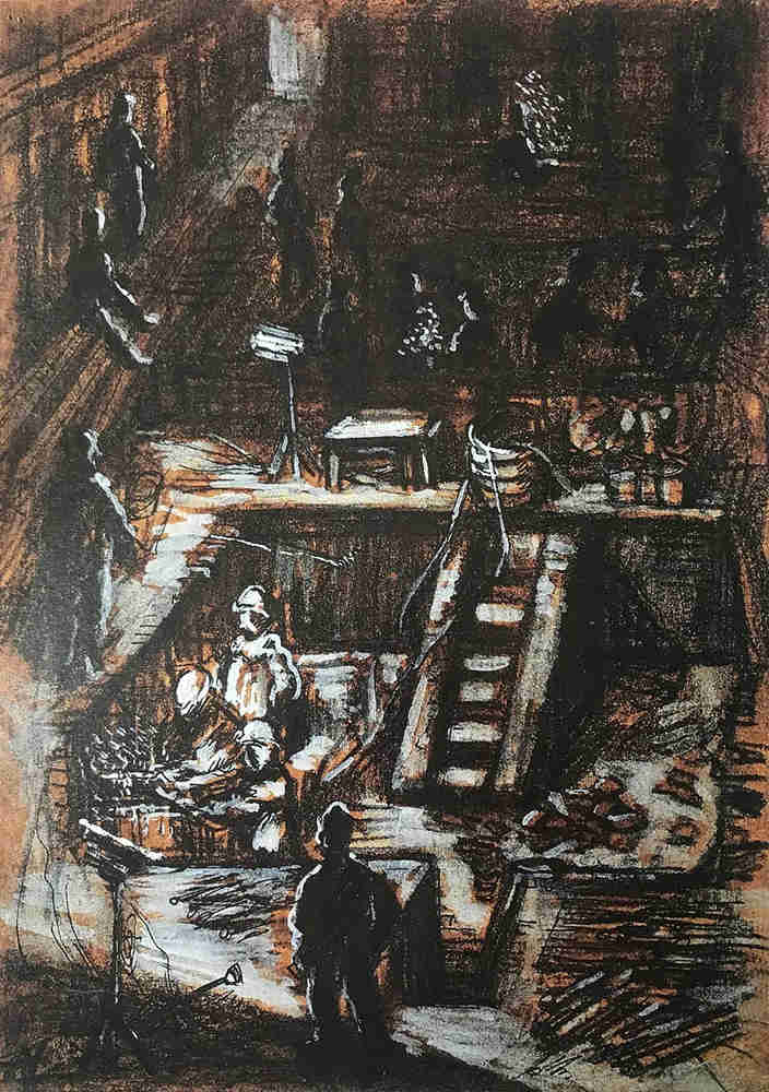 到了廣州前十畫室的寫生季，來看看中央美院附中的生活速寫,12