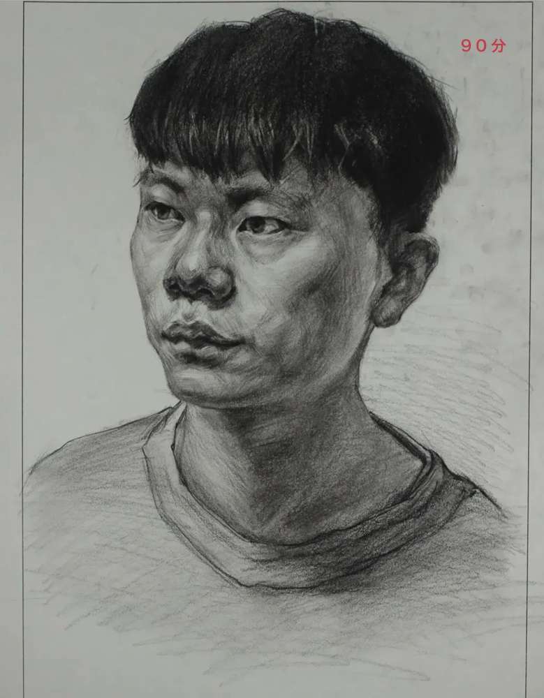 廣州十大畫室將各省一模素描卷放一起大pk,你找找都有哪些共同特征,33