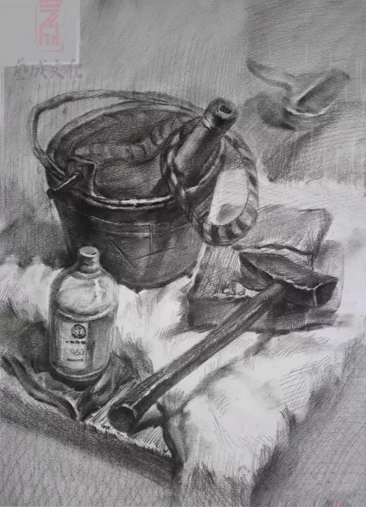 廣東模擬考/2020屆藝成一模高分卷欣賞（速寫、素描、色彩）,31