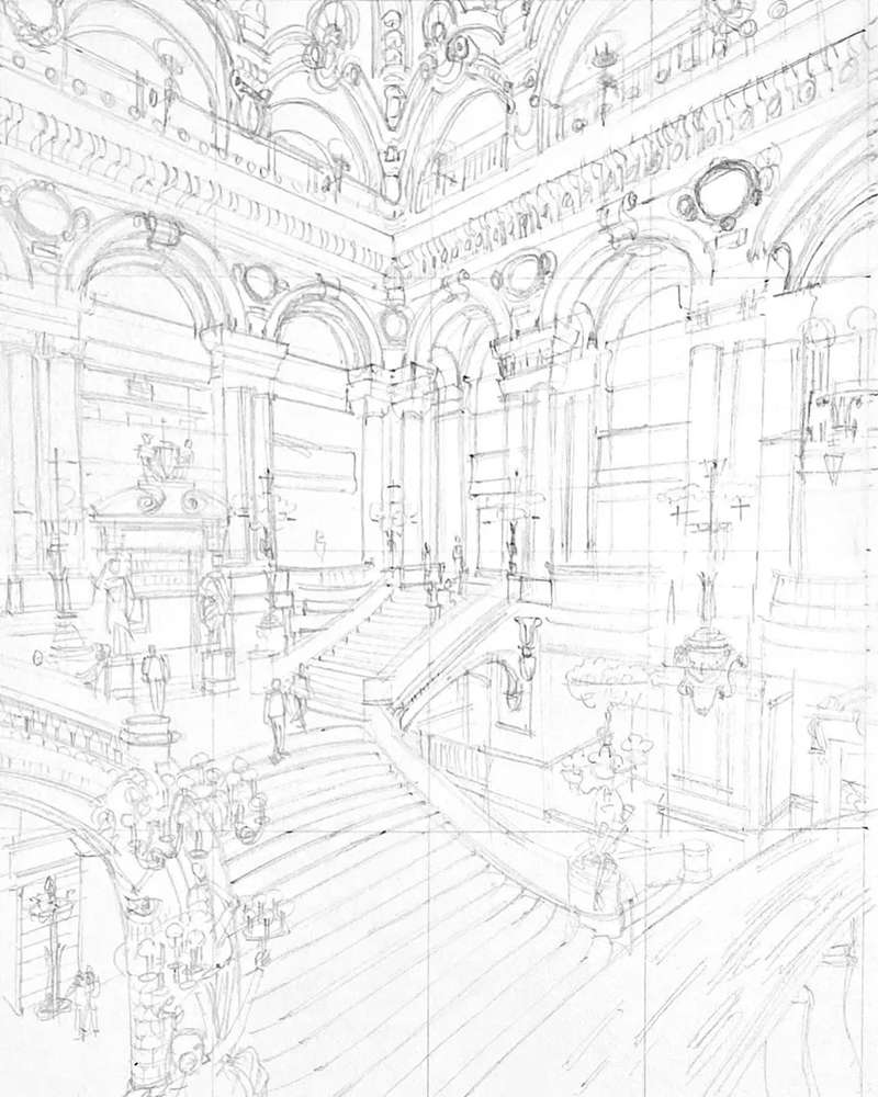 廣州藝考畫室美術知識：透視+細節+線條=完美畫面,04