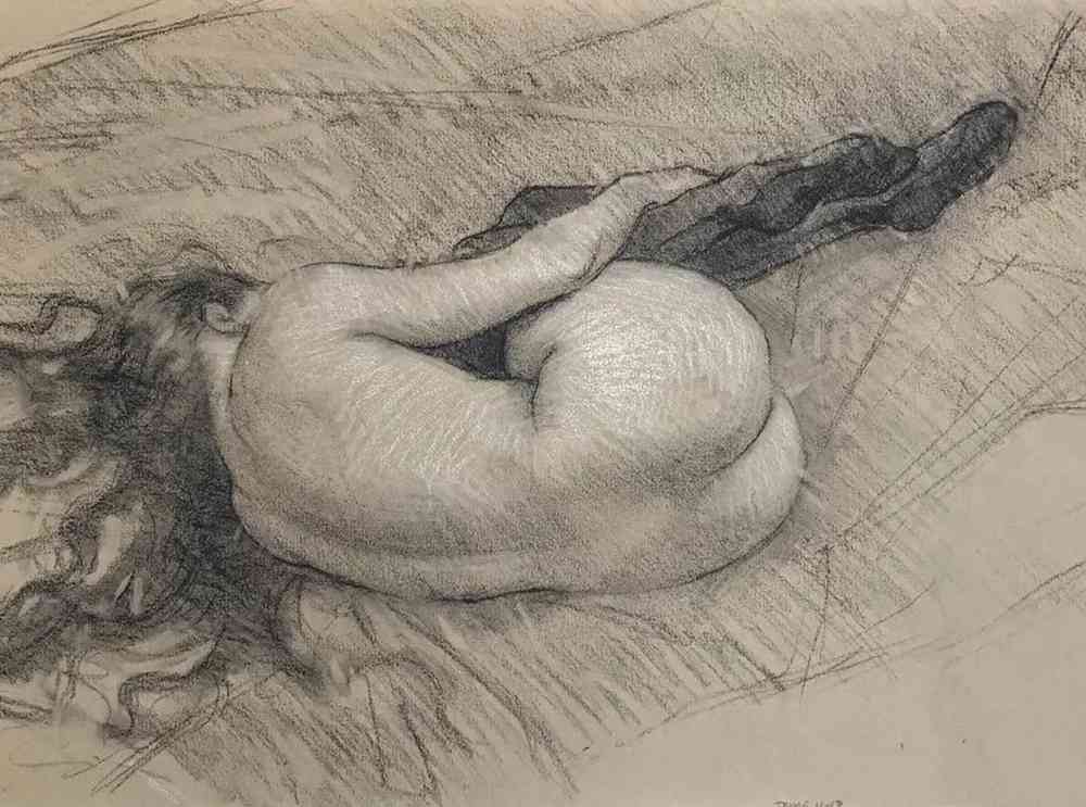 想要表現好素描,廣州十大畫室老師教你巧妙運用節奏韻律,26