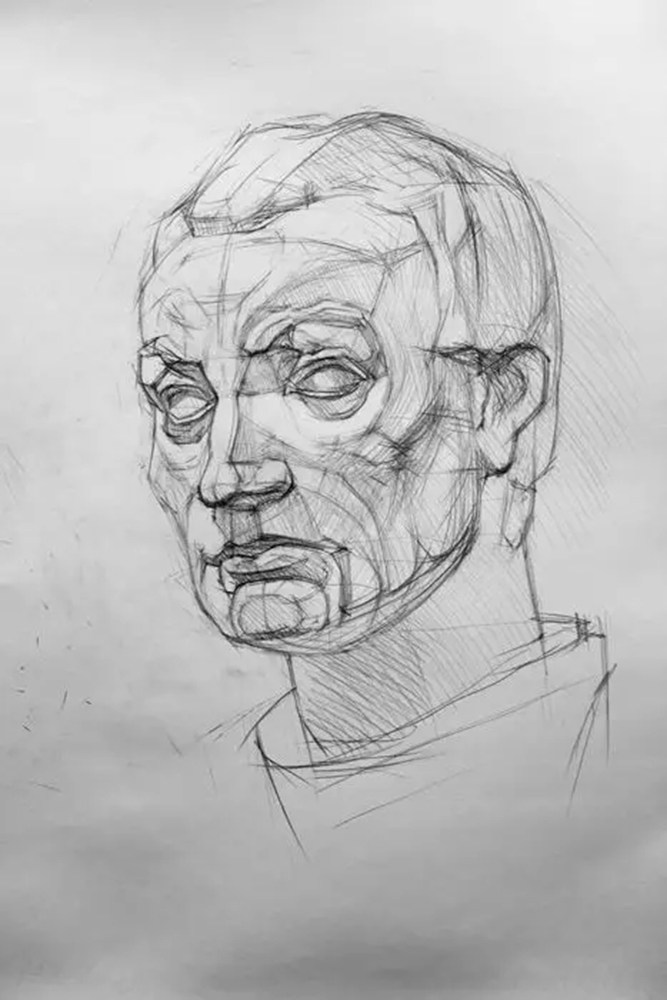 廣州畫室排名前十畫室給你一組適合零基礎臨摹的素描教程,42