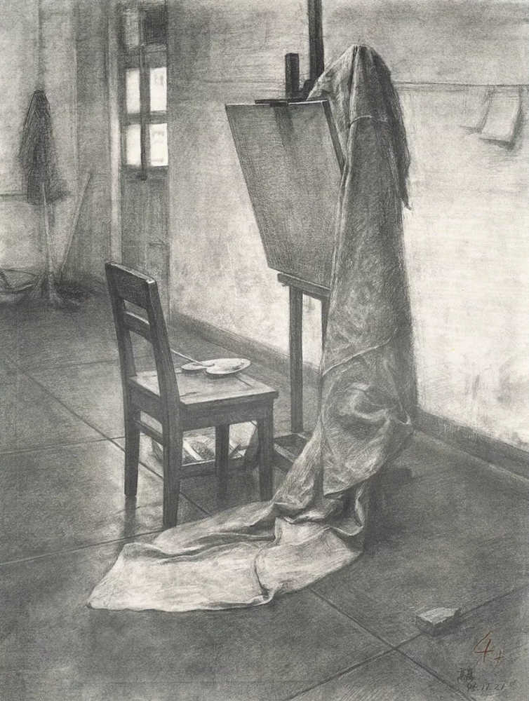 廣州前十畫(huà)室?guī)憧纯茨阊朊览纤孛瑁癸@素描的本質(zhì)?,04