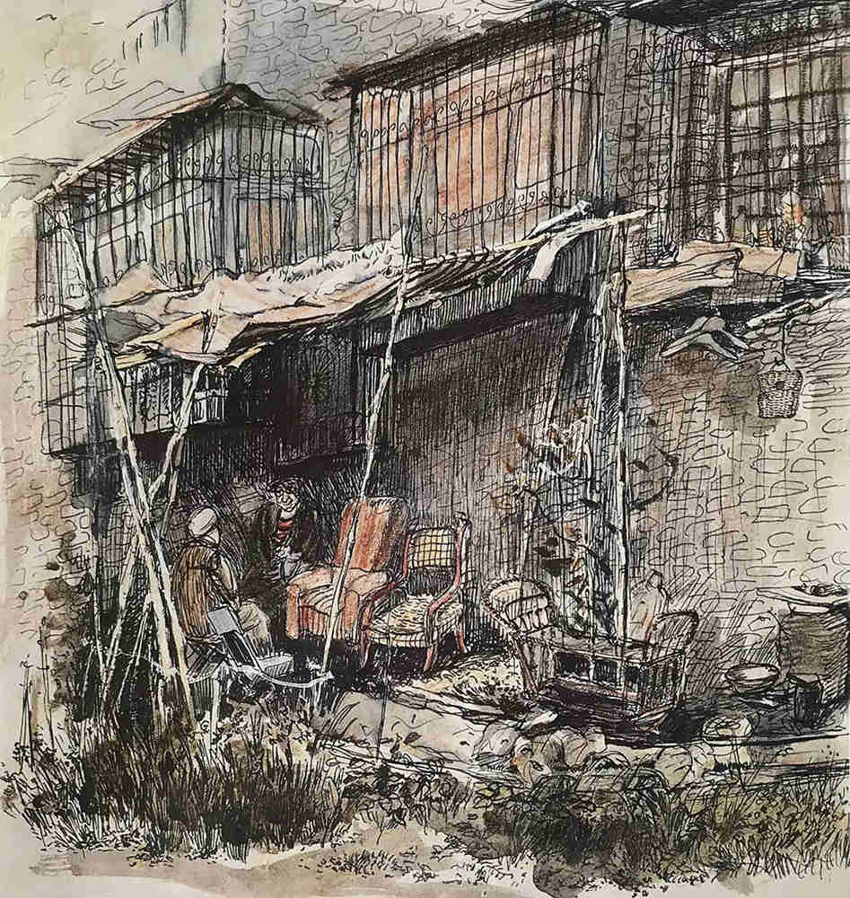 到了廣州前十畫室的寫生季，來看看中央美院附中的生活速寫,37