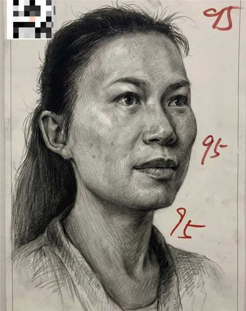 21屆廣西藝成二模高分卷發布，廣州美術高考班覺得與一模進步好大,02