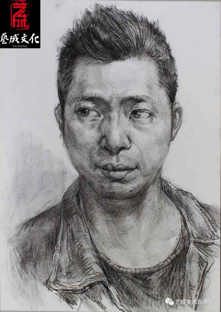 廣州美術(shù)高考班帶大家看看2021屆廣東藝成二模素描高分卷,61