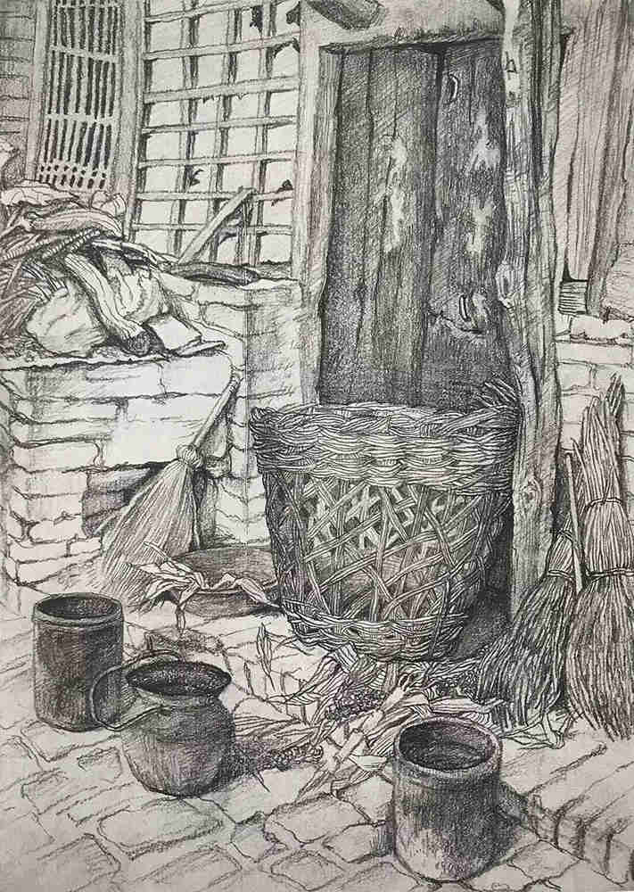 到了廣州前十畫室的寫生季，來看看中央美院附中的生活速寫,20