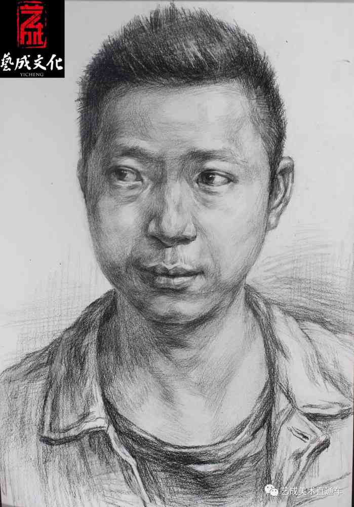 廣州美術(shù)高考班帶大家看看2021屆廣東藝成二模素描高分卷,60