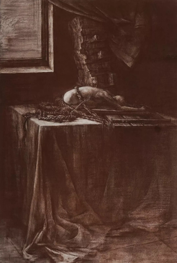 廣州畫室排名前三畫室整理:18年西安美術學院素描留校作品,02