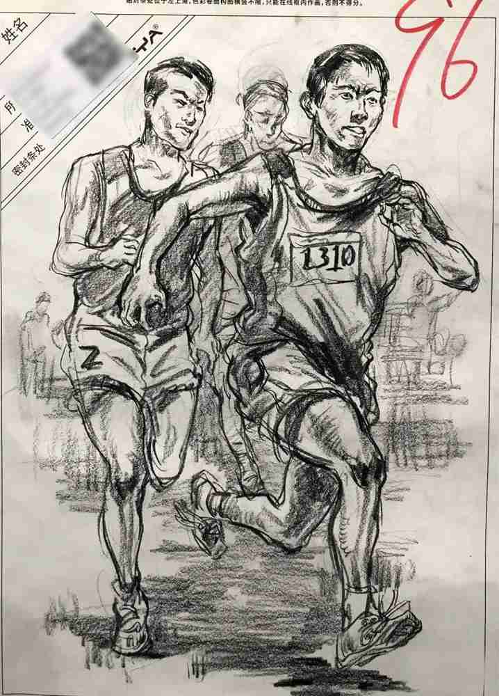 廣州美術高考畫室給大家揭曉下浙江21屆速寫高分卷搶先看的原因,06