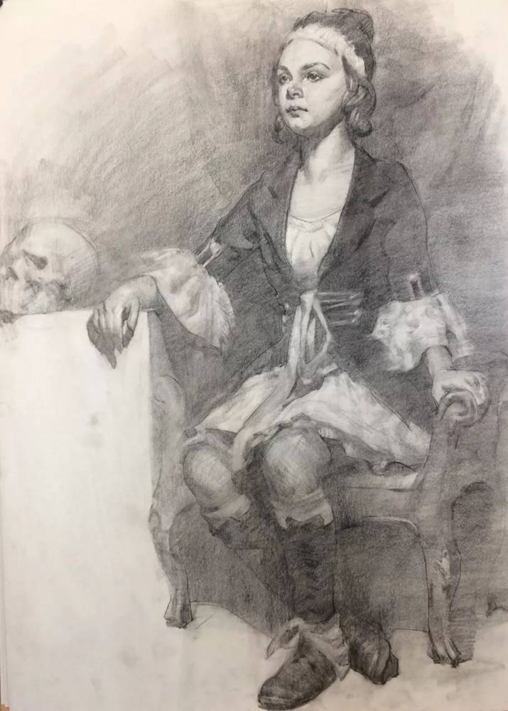 廣州十大畫室分享|50幅，每一幅都是大家公認的素描精品,07