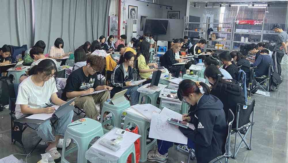 經過廣州美術高考班圍墻魔鬼特訓后的你們!聯考一定必勝,16