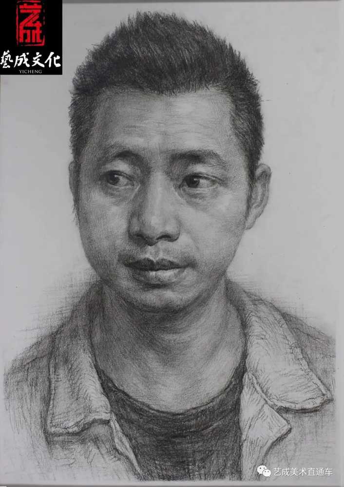 廣州美術(shù)高考班帶大家看看2021屆廣東藝成二模素描高分卷,19