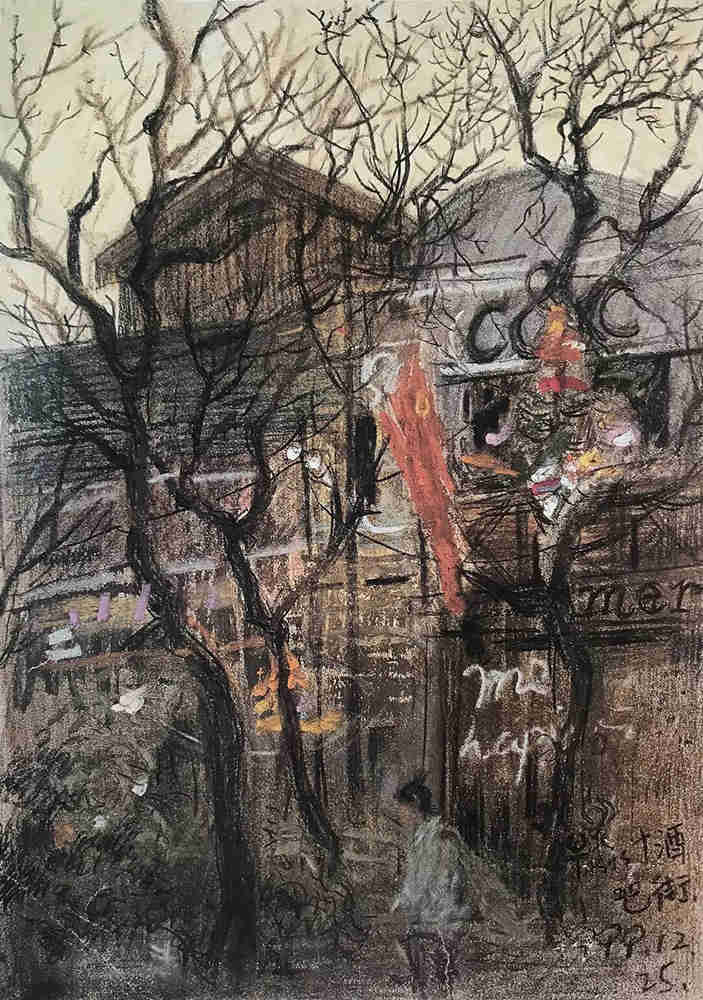 到了廣州前十畫室的寫生季，來看看中央美院附中的生活速寫,43