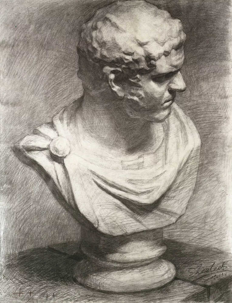 廣州前十畫(huà)室?guī)憧纯茨阊朊览纤孛瑁癸@素描的本質(zhì)?,45