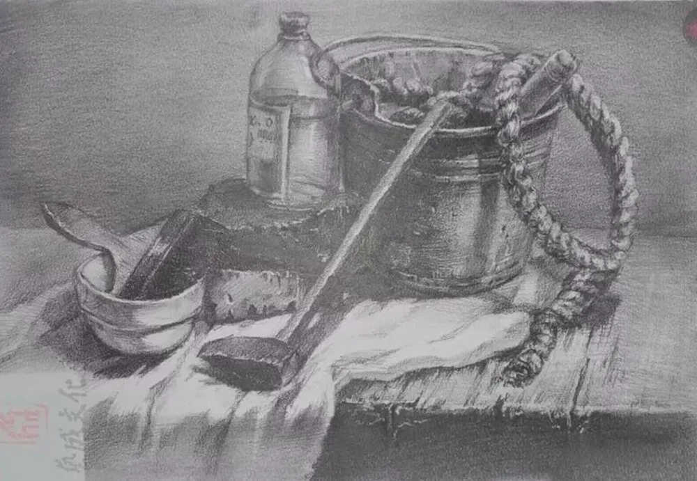 廣東模擬考/2020屆藝成一模高分卷欣賞（速寫、素描、色彩）,24