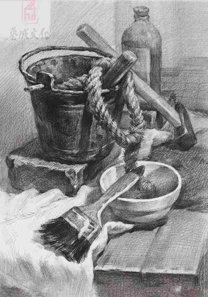 廣東模擬考/2020屆藝成一模高分卷欣賞（速寫、素描、色彩）,25