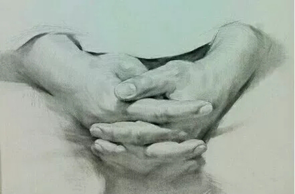 廣州畫室排名前五畫室給你整理了100幅手部刻畫作品拿去臨摹,43