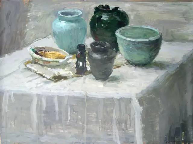 央美vs國美哪家強？廣州美術高考班帶大家看看基礎部色彩作品對比,11