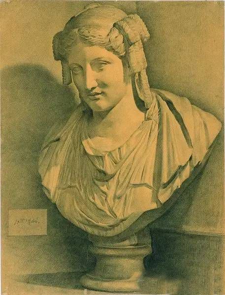 廣州十大畫室素描必分析之一，央美經典素描石膏像,16