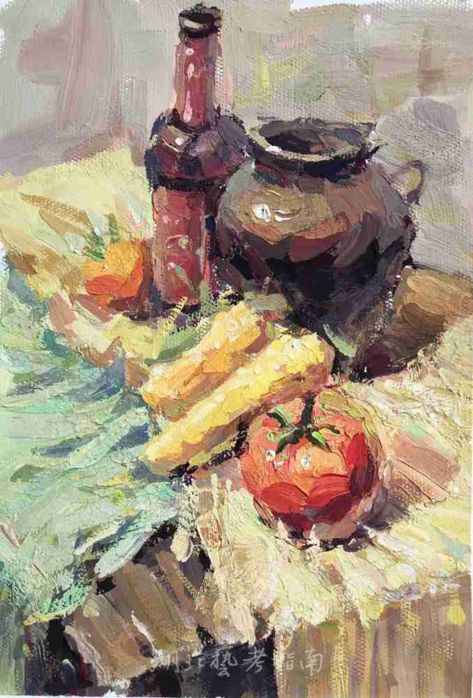 廣州十大畫室老師帶你康康20屆湖北高三美術調考優秀試卷,09