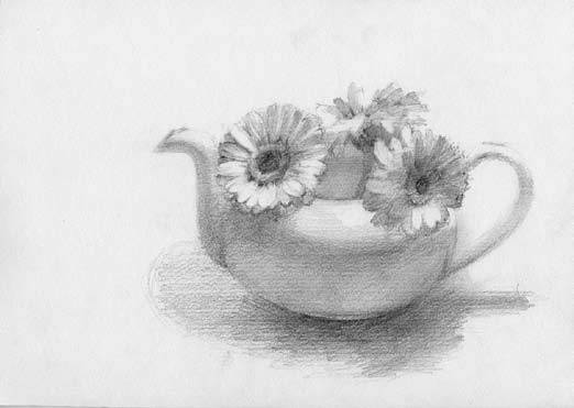 廣州畫(huà)室排名前三畫(huà)室干貨丨如何體現(xiàn)陶壺與花卉的質(zhì)感,09