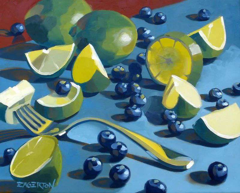 這樣通透的色彩靜物,短期的目標就它了!廣州圍墻畫室靜候佳音!附圖14