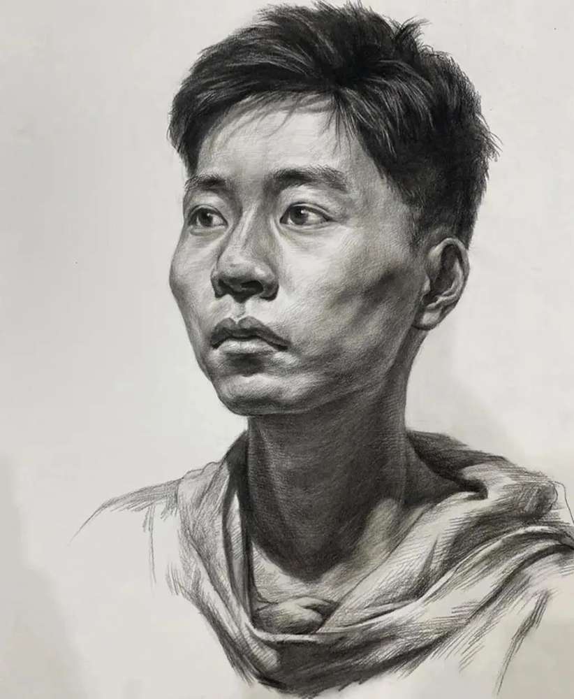 廣州十大畫室將各省一模素描卷放一起大pk,你找找都有哪些共同特征,24